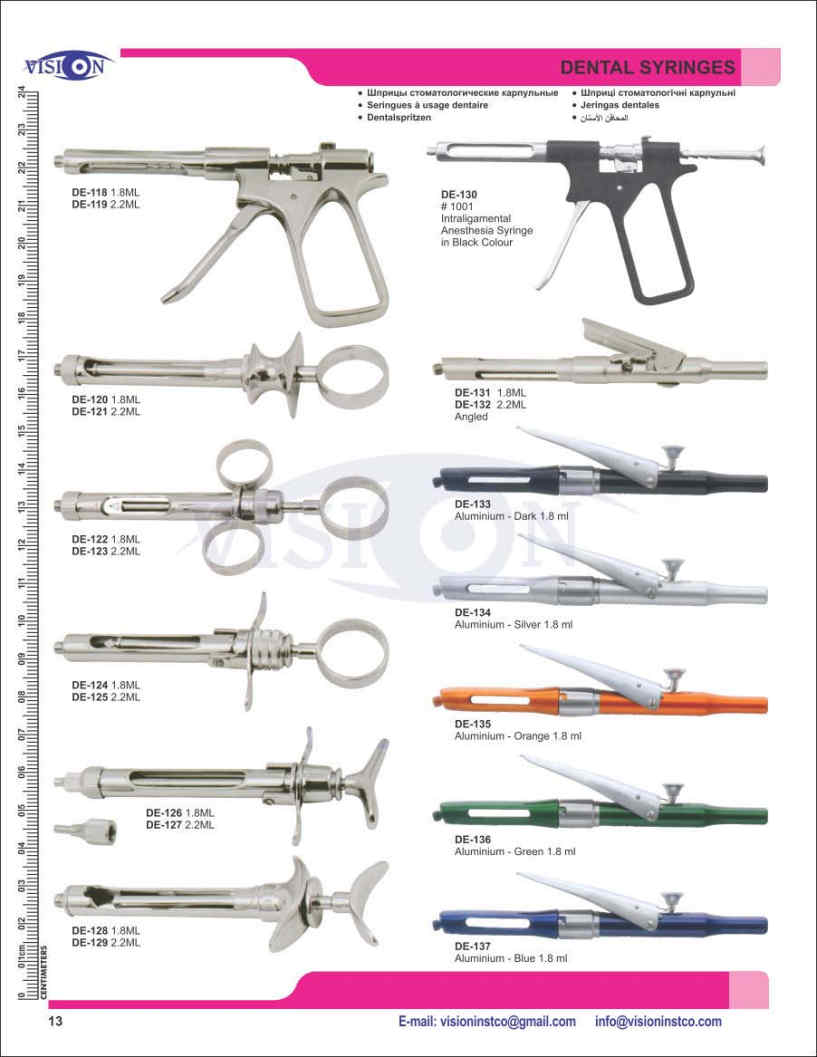 Vision Instruments Company Instruments